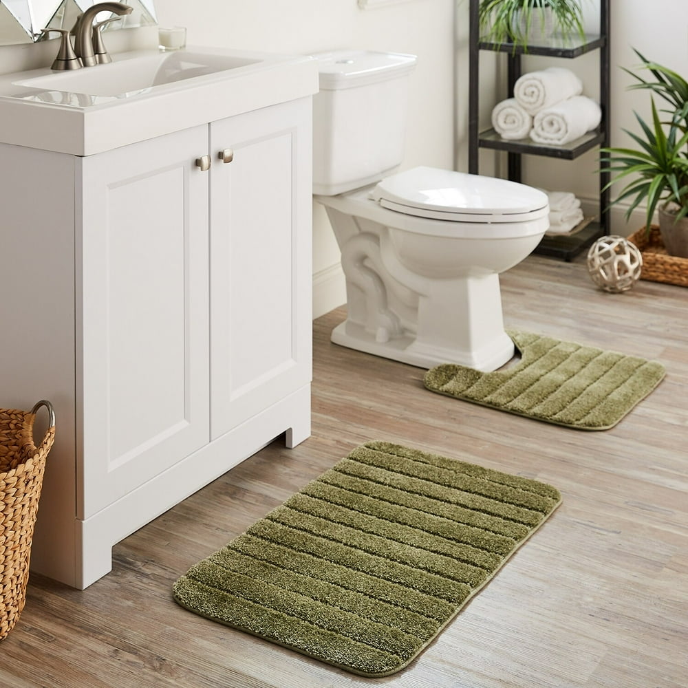 Mohawk Home Mohawk Veranda Bath Rug Set (Set Contains 1'8x2'6, 1'8x1'8