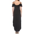 thumbnail image 3 of White Mark Women's Cold Shoulder Maxi Sundress, Sizes S-XL, 3 of 6
