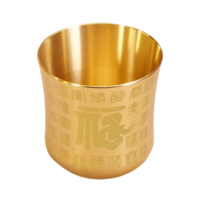 Taza de té Taza de agua Utensilios de cocina chinos Adornos grabados Coleccionables Feng Shui Bowl Taza para beber Tazas de té para regalos de mesa de personaje fu Gloria Taza de café