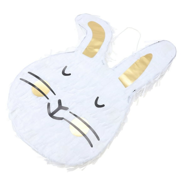 Rabbit Pinata Paper Pinata Tree Decoration 35x23cm White