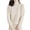 Beige, variant on Women Sweaters Long Sleeve Turtleneck Ribbed Knit Base Layer Pullover Tops Casual Lightweight Fall Winter Warm Sweater,XL,Gold