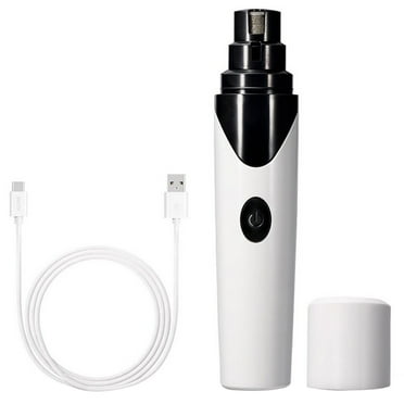 LuckyTail Pet Nail Grinder for Dogs and Cats - Super Quiet and Low Vibration Electric Dog Nail Grinder - USB Rechargeable and Cordless - 2 Speeds - Small to Large Pets