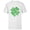 White, variant on Marvel Avengers Lucky Shamrock St. Patrick's Day - Short Sleeve T-Shirt for Kids - Customized-White