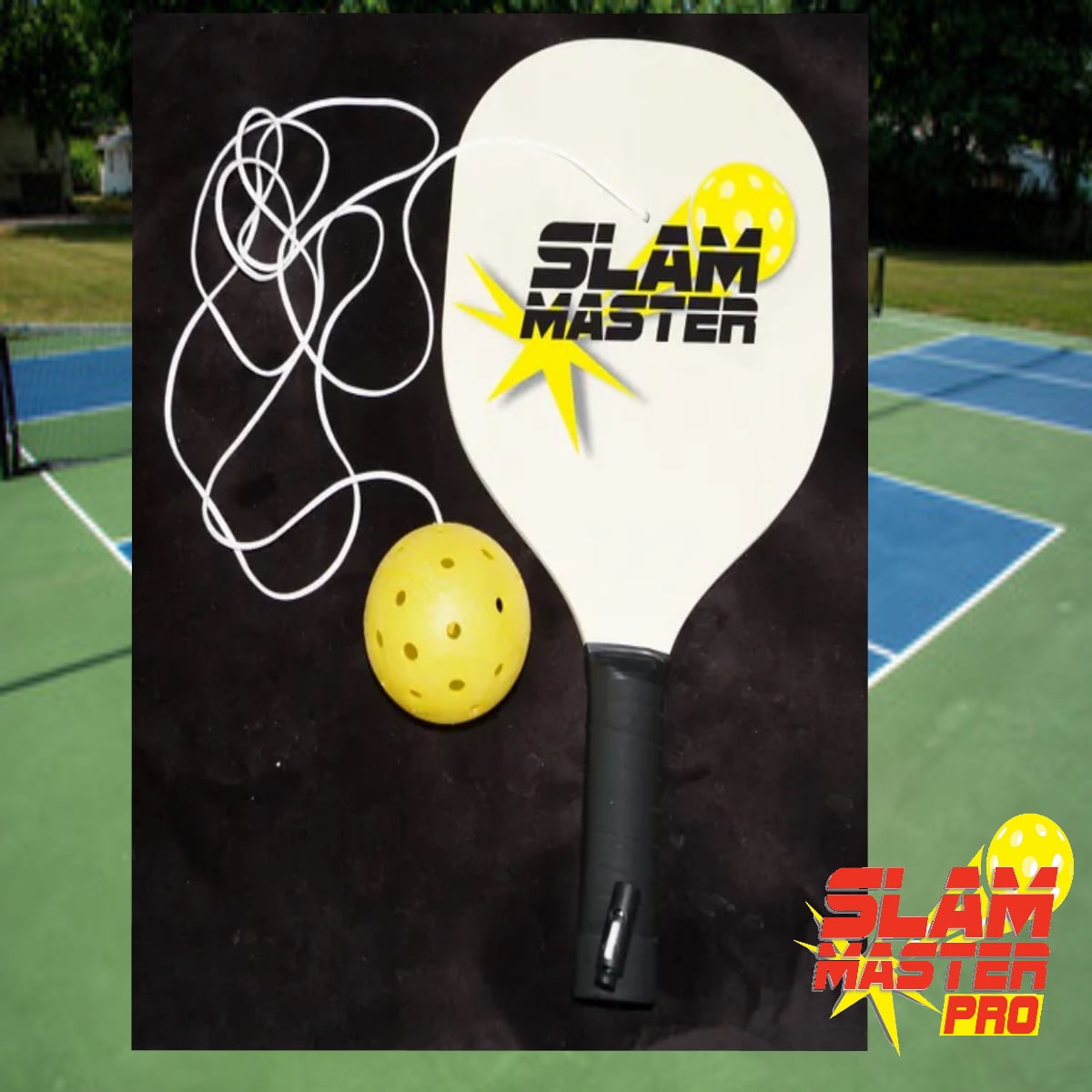 Slam Master Wood Pickleball Practice Paddle Patented Unique Premium Paddle for Pickle Ball