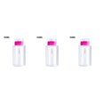thumbnail image 4 of Xingzhi Distributeur à Pompe Vide Poussoir Récipient de Stockage Rechargeable Flacon Transparent Boîte de Manucure Rose Rouge 150ml 3Ensemble, 4 of 6