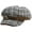 Bgrey, variant on CoCopeaunts Women Newsboy Hats Plaid Tweed Baker Boy Fiddler Cap Beret Cap with Chain Cabbie Paperboy Sailor Hat