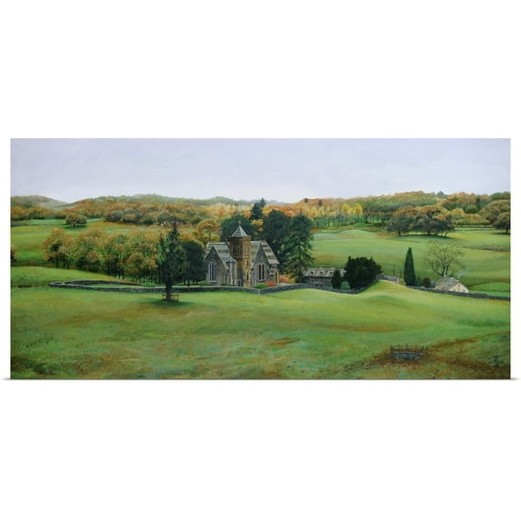 Great BIG Canvas | Rolled Trevor Neal Poster Print entitled St.Peters Church, Cumbria, 2003