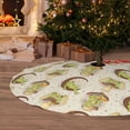 thumbnail image 6 of Picia Frogs Print Christmas Tree Skirt , Christmas Tree Skirt Ornaments for Merry Christmas Holiday Party Decorations Indoor Outdoor-36", 6 of 7
