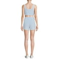 thumbnail image 3 of No Boundaries Juniors' Cropped Tank Top and Shorts Set, 2-Piece, 3 of 5
