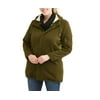 Women's Plus-size Sherpa Lined Zip-up Ho