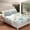 Teal White Grey, variant on Nautical Coastal Fitted Sheet Blue Ocean Beach Twin Bed Sheets,Seashell Starfish Sheets Conch Shell Coral Bedding Set,Plain White Blue Room Decor(No Top Sheet)