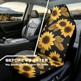 thumbnail image 4 of Yuyamidu Sunflowers Car Front Seat Covers Soft Front Seat Cover 2 Pcs Set Waterproof Auto Interior Accessories Universal Fit Most Cars, 4 of 7