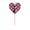boho-Northern-Naked-tailed-Armadillo-with-flowers 180, variant on Chinese Chess Red Cavalry Toothpick Flags Heart Lable Cupcake Picks