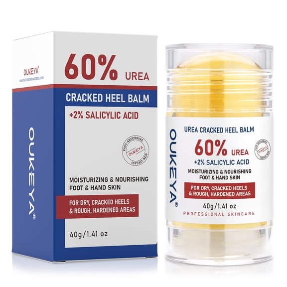 OUKEYA 60% Urea Includes 2% Salicylic Acid Foot Cream 1.41 oz
