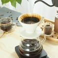thumbnail image 4 of Coffee Filter Cup Conical V60 Style Spiral Drip Filter Ceramic Material Hand Brewed Coffee, 4 of 8