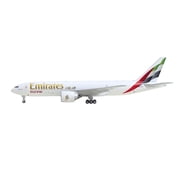 Boeing 777F Commercial Aircraft Emirates SkyCargo (A6-EFV) White with Striped Tail 1/400 Diecast Model by GeminiJets