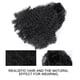 thumbnail image 3 of Peluca corta afro con volumen realista, peluca sintética de moda, color negro, 3 of 7