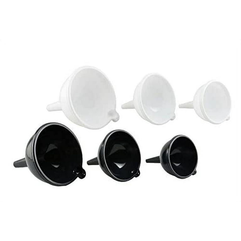 White Plastic Funnels, 3-pc. Sets Kitchen funnels Kitchen Gadgets