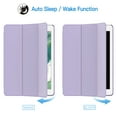 thumbnail image 6 of JETech Case for iPad Air 1st Edition (NOT for iPad Air 2/3/4/5), 9.7 Inch, Smart Cover with Auto Wake/Sleep (Light Purple), 6 of 7