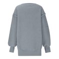 thumbnail image 5 of RQYYD Women’s Sherpa Fleece Fuzzy Sweatshirts Oversized Long Sleeve Thick Warm Pullover Sweater 2024 Fall Fashion, 5 of 7