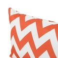 thumbnail image 5 of Noble House Ernest Zig Zag Striped Rectangular Throw Pillow in Orange, 5 of 12