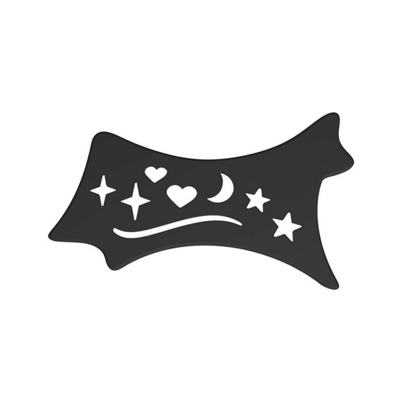 almohadilla de silicona sombras de ojos plantillas herramienta de maquillaje de ojos fácil de usar para el maquillaje 1pc