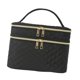 thumbnail image 4 of Case de almacenamiento de maquillaje portátil Organizador de cosmético Organizador de viajes Pollo de viaje Organizador de esmalizador de uñas Bolsos Negro, 4 of 8