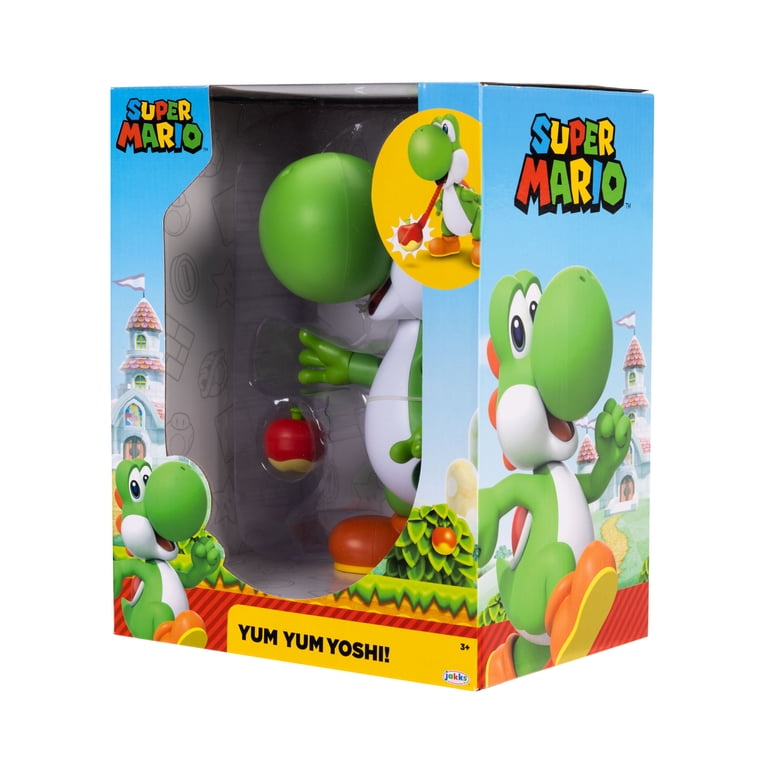 Yoshi Nintendo Yum Yum Yoshi 9.5 inch Feature Action Figure - Walmart.com