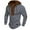 Z-124Grey, variant on Mens Autumn And Winter Hoodies Patchwork Color Long Sleeve Drawstring Fashion Shirts Tops For Casual Daily Wear,Green,Xxxl