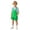 Green, variant on Boys Overalls Shorts Dance Performance Kindergarten Stage Kids School Clothes