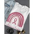 thumbnail image 3 of I Choose Hope. Pink Rainbow T-Shirt Women -Smartprints Designs, Female 4X-Large, 3 of 4