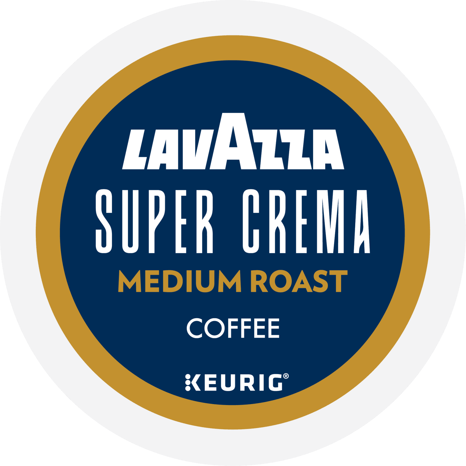Lavazza Super Crema Keurig K-Cup® Pods, Medium Roast, Arabica and Robusta Blend (60 Pods)