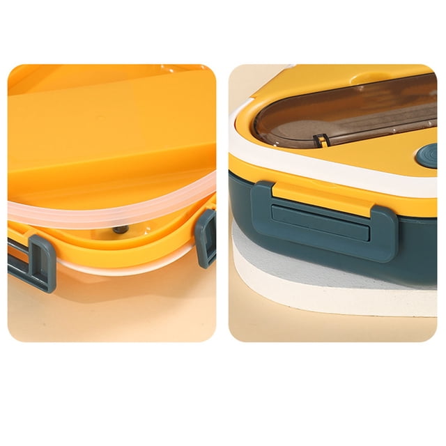 Caja Bento, Caja Bento con Compartimentos de Plástico, Caja de Almuerzo Bento, Caja de Comida, Diseño Fácil de Usar