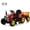 red, variant on 12V Kids Battery Powered Electric Tractor with Trailer, Toddler Ride On Car w/Remote Control/ 7-LED Headlights/ 2+1 Gear Shift/ MP3 Player/USB Port for Kids 3-6 Years (Rose, 38W/ EVA Tire)