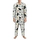 thumbnail image 3 of Fotbe Funny Puppy Pijama de Hombre con Estampado de Manga Larga, Conjunto de 2 Piezas, Ropa de Dormir Suave y Cómoda con Bolsillos-X-Large, 3 of 7