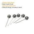 thumbnail image 4 of Uxcell Push Pins Round Head Thumb Map Tacks Steel Point, Black Gold 400 Pack, 4 of 5