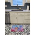 thumbnail image 3 of Carolines Treasures BB7347RUG Bear & Bubbles Watercolor Machine Washable Memory Foam Mat, 3 of 4