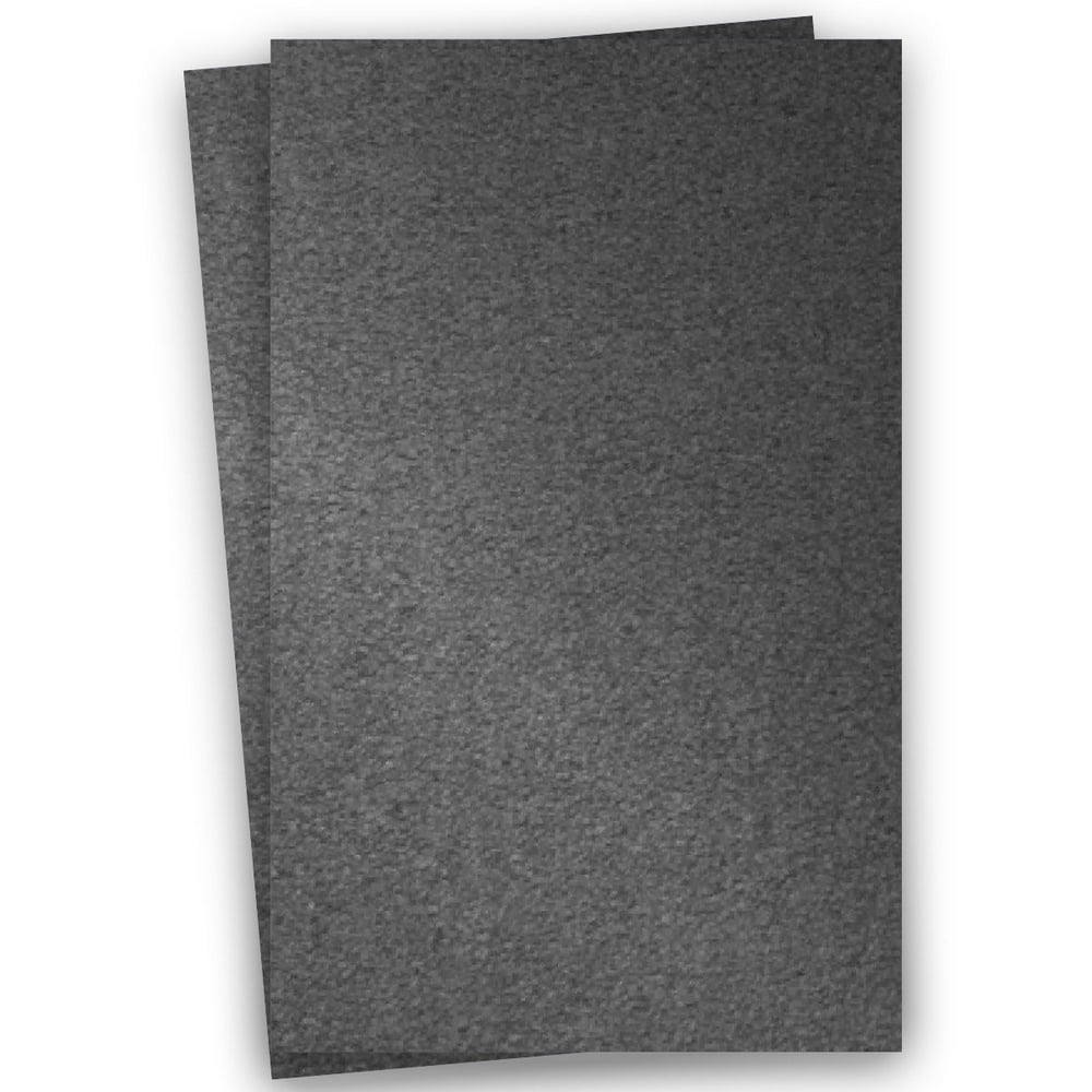 Metallic DARK GRAY ANTHRACITE 11X17 (Ledger) Paper 105C Cardstock 100