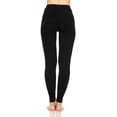 thumbnail image 2 of Merino Wool Women's Midweight Base Layer Bottoms - Thermal Underwear - No Itch Renewable Fabric - Black - 3X-Large, 2 of 5