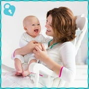 Diaper Genie Expressions Pail White, Odor-Controlling Infant Diaper Disposal System, One Pail/Refill