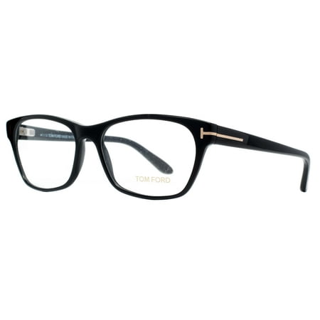 UPC 664689785711 product image for Tom Ford TF5405 001 54mm Shiny Black Rectangular Eyeglasses | upcitemdb.com