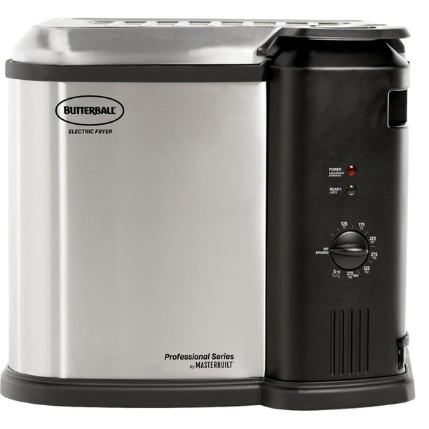 Masterbuilt Butterball XL 1650W Electric 20 lb Turkey Fryer, Stainless