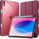 thumbnail image 2 of iPad (A16) 11.ª/10.ª Generación (2025/2022) con Portalápiz, Clara Transparente Carcasa Trasera Slim Soporte Antigolpes Cover Tableta (Azul),Rosado, 2 of 2