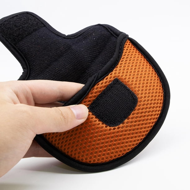 Golf Putter Mallet Head Cover Headcover fácil de usar para hombres y mujeres naranja Sharpla Funda para putter de golf
