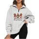 thumbnail image 1 of Sudadera Navideña Para Mujer, Moda, Cuello Vuelto, Manga Larga, Estampado, Cremallera, Camisa Informal, Camisetas Odeerbi ODB195484, 1 of 5