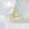 thumbnail image 3 of 20g CZ Nose Ring Hoop Hinged Clicker Segment Ring Cartilage Earring Conch Piercing Body Piercing Nose Hoop Lip Ring Septum Jewelry, 3 of 10