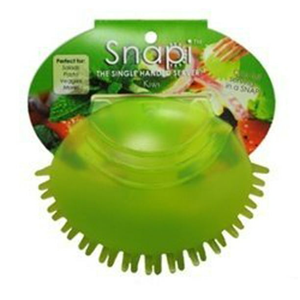 Snapi Single Handed Salad, Pasta, Veggie Server (Kiwi), Dishwasher