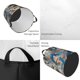 thumbnail image 2 of Balery Exotic Blue Cat Cesta de ropa redonda con asas, impermeable, independiente, para ropa, juguetes, dormitorio y familia-Medium, 2 of 6