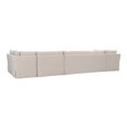 thumbnail image 2 of Moe's Home Collection Fable Slipcover Dining Banquette U-Shape Beige 168In, 2 of 10