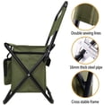 thumbnail image 2 of Chaise de Pêche Chaise Pliante Portable Efficace en Acier Inoxydable Forte Capacité de Charge Camping, 2 of 9